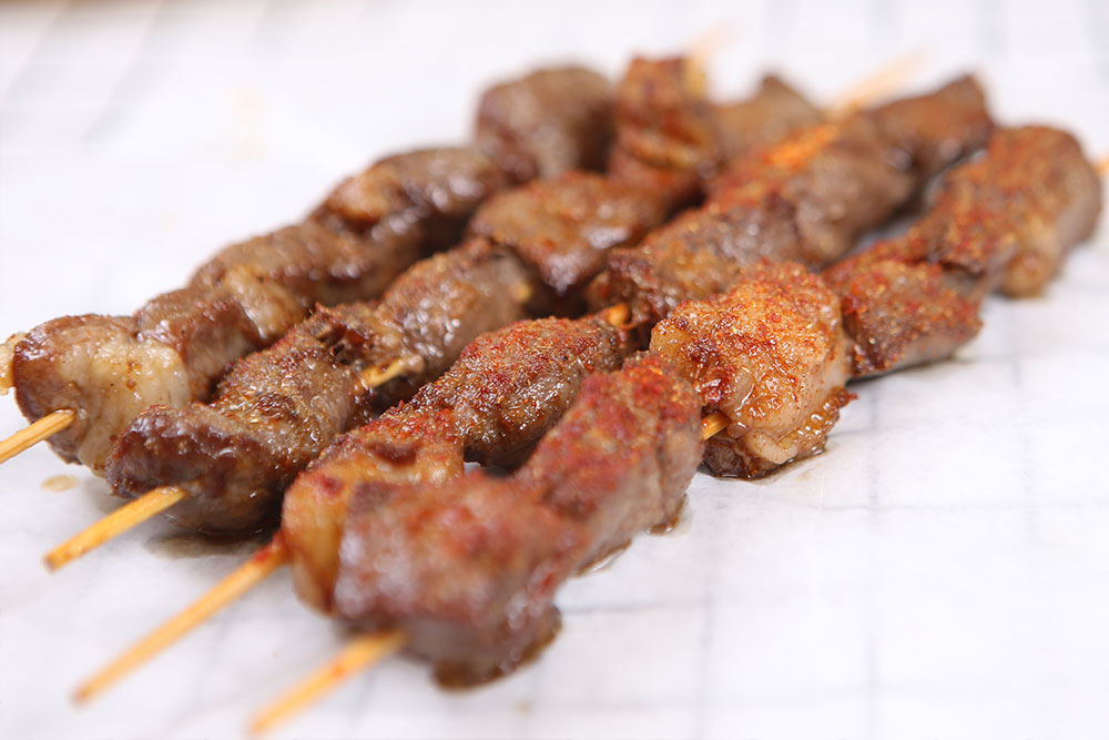 #11 lamb skewer (1) 羊肉串(1串) <img title='Spicy & Hot' align='absmiddle' src='/css/spicy.png' />